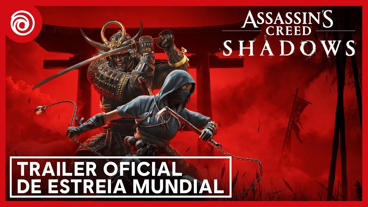 Imagem ilustrativa da notícia Trailer oficial de Assassin's Creed: Shadows é revelado