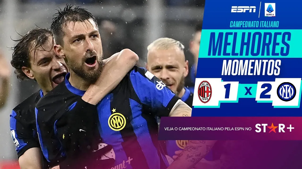 Imagem ilustrativa da notícia Inter vence o Milan e conquista o Campeonato Italiano