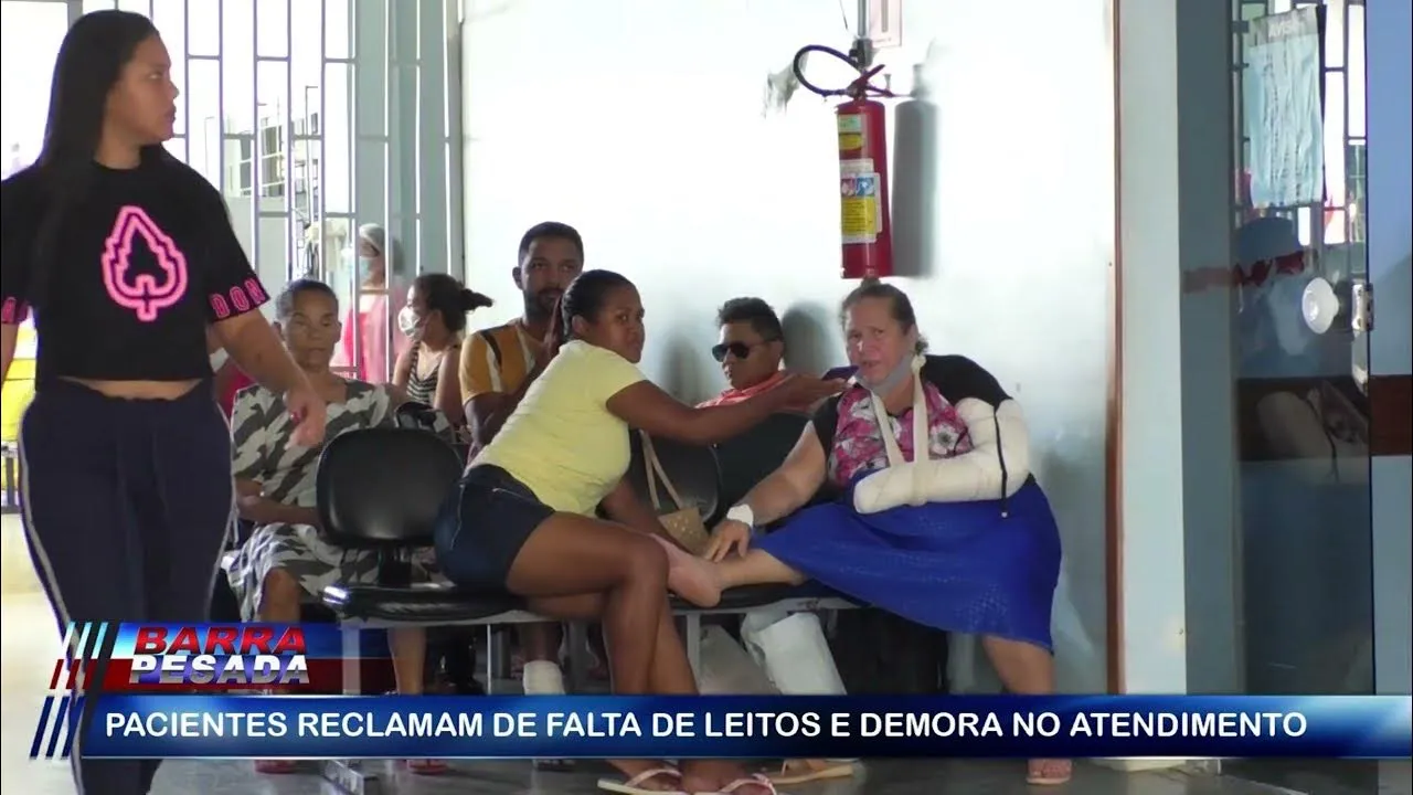 Imagem ilustrativa da notícia Vídeo: falta de leito gera reclamações em Hospital de Marabá