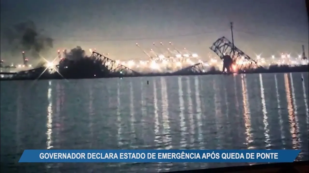 Imagem ilustrativa da notícia Vídeo: governador de Maryland declara estado de emergência