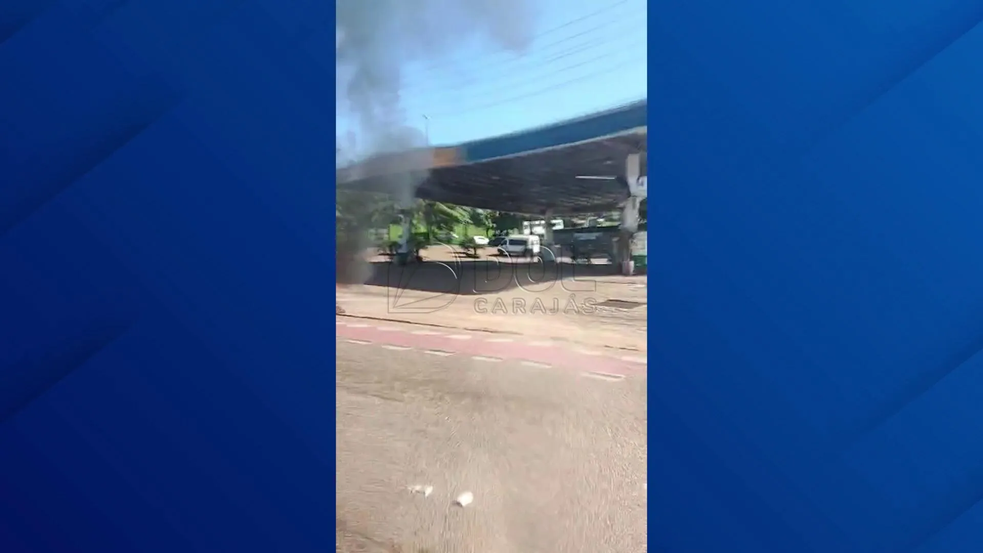 Imagem ilustrativa da notícia Taxi em chamas: passageiros escapam por um triz em Marabá!