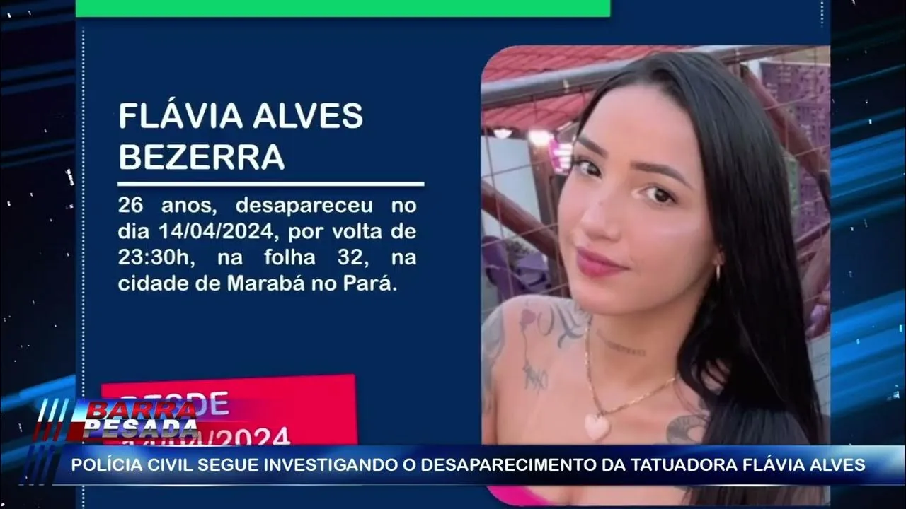 Imagem ilustrativa da notícia: Polícia segue investigando desaparecimento de tatuadora