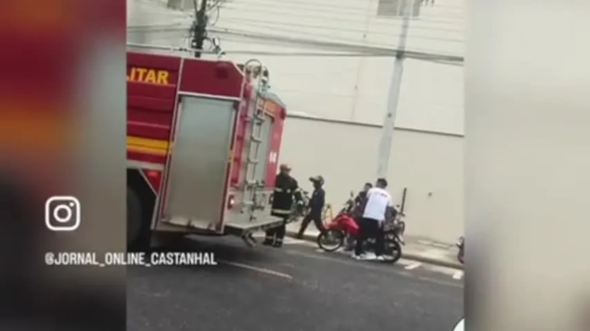 Imagem ilustrativa da notícia VIDEO: novo supermercado Líder pega fogo em Castanhal