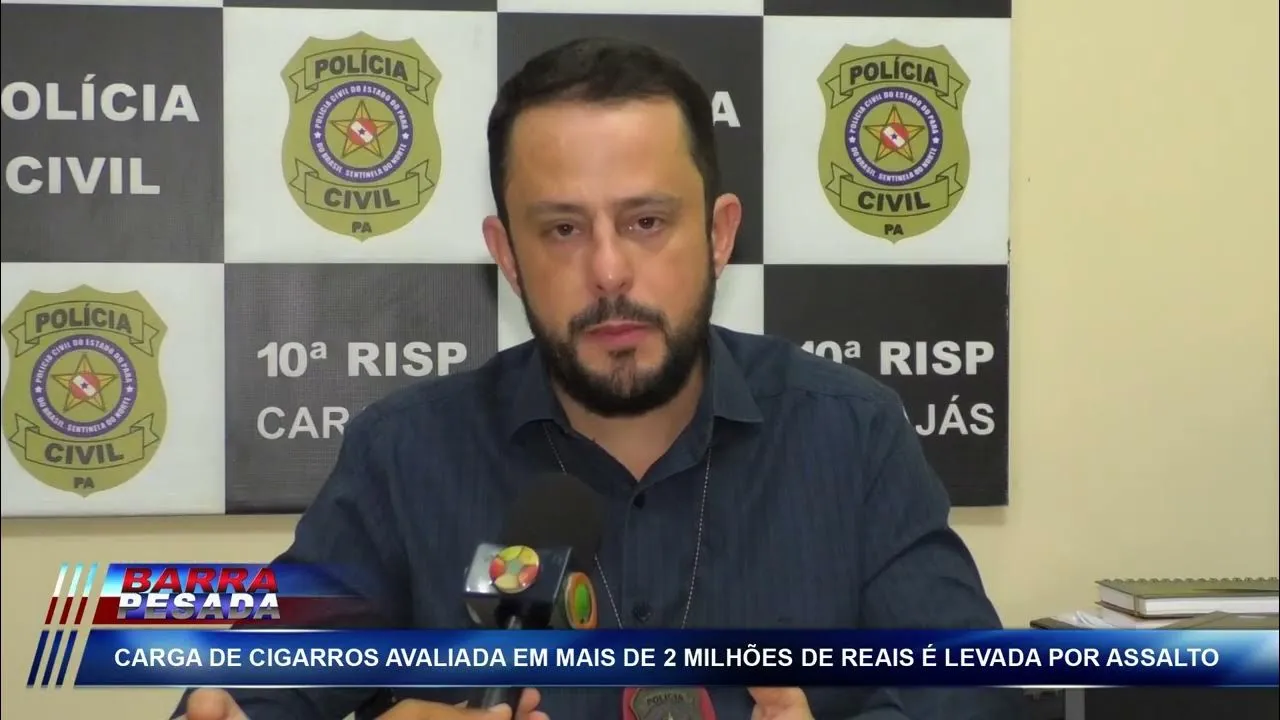 Imagem ilustrativa da notícia Vídeo: bandidos armados roubam carga milionária no Pará