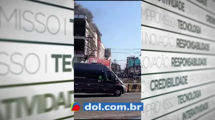 Imagem ilustrativa da notícia Vídeo: incêndio atinge Shopping Castanheira, em Belém