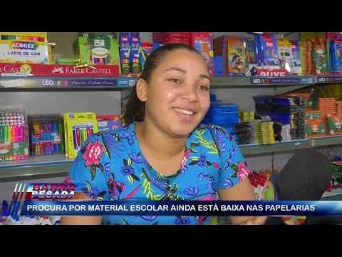 Imagem ilustrativa do vídeo: Marabá: procura por material escolar ainda é baixa