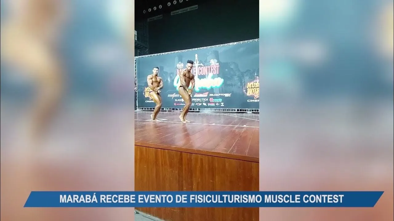 Imagem ilustrativa da notícia Vídeo: Marabá recebe evento de fisiculturismo Muscle Contest