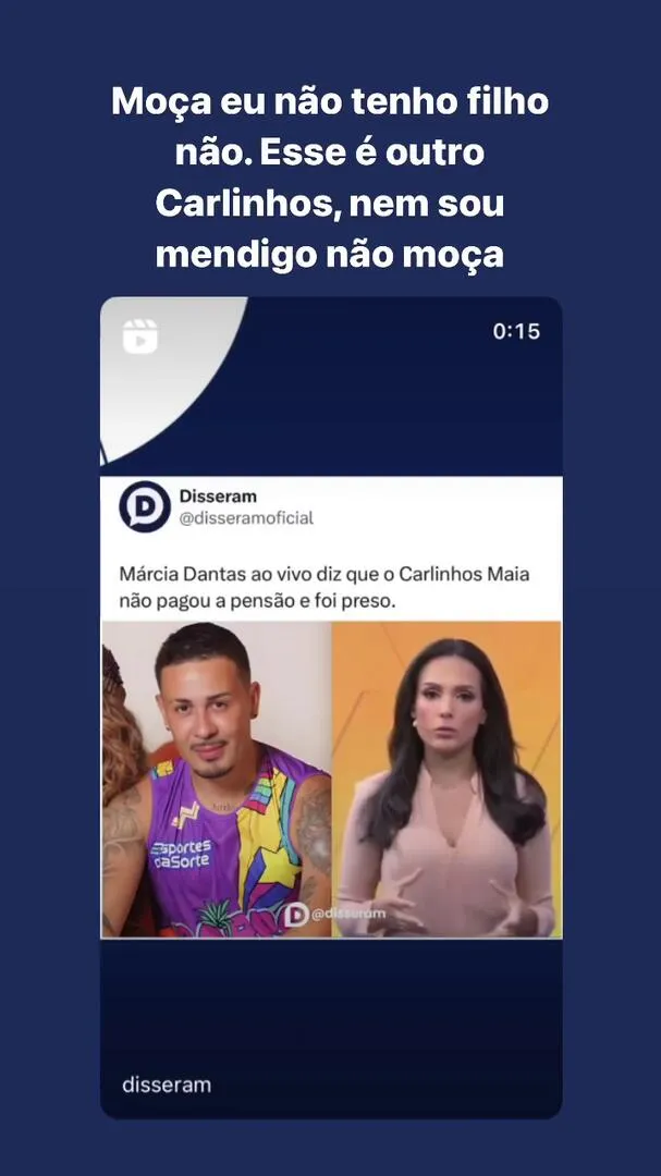 Imagem ilustrativa da notícia Paraense Márcia Dantas "prende" Carlinhos Maia na TV