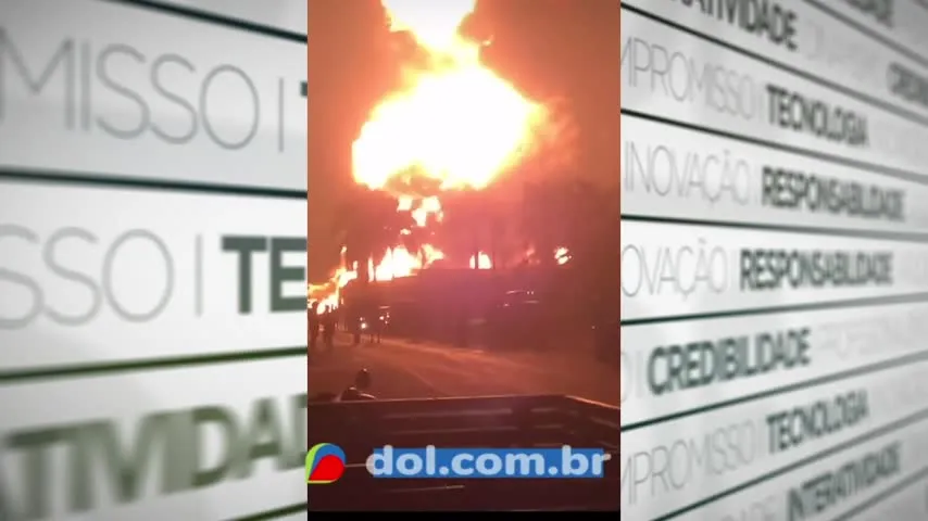 Imagem ilustrativa da notícia Distribuidora de lubrificantes sofre grande incêndio no Pará