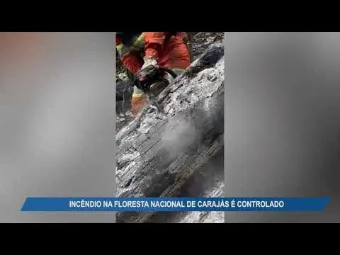 Imagem ilustrativa da notícia Vídeo: incêndio na Floresta Nacional de Carajás é controlado