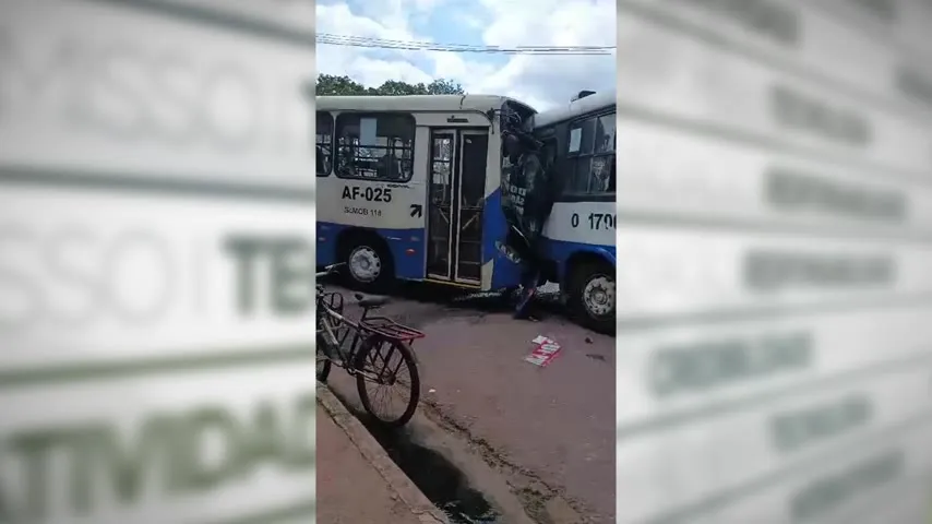 Imagem ilustrativa da notícia Colisão entre ônibus deixa vários feridos em Ananindeua