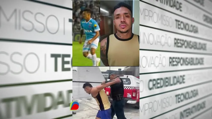 Imagem ilustrativa da notícia Vídeo registra momento da prisão do ex-jogador do Paysandu