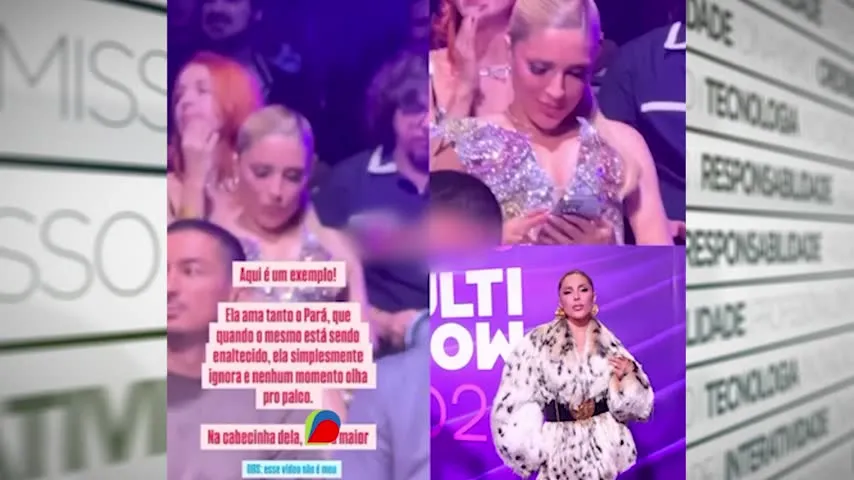 Imagem ilustrativa da notícia Manu Bahtidão pega o celular e ignora discurso de Viviane no Multishow