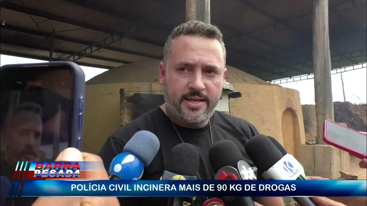 Imagem ilustrativa da notícia Em Marabá, polícia incinera 90 kg de drogas apreendidas