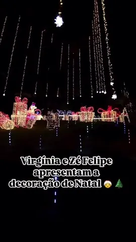 Imagem ilustrativa da notícia Decoração de Natal de Virgínia e Zé Felipe impressiona