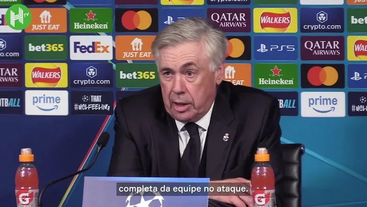 Imagem ilustrativa da notícia "A temporada começa agora", diz Ancelotti após virada na UCL