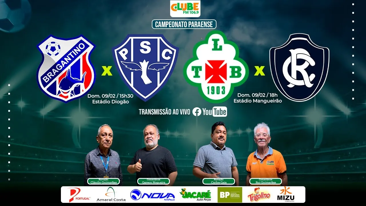 Imagem ilustrativa da notícia Tem Jogo no DOL! ouça Bragantino X Paysandu