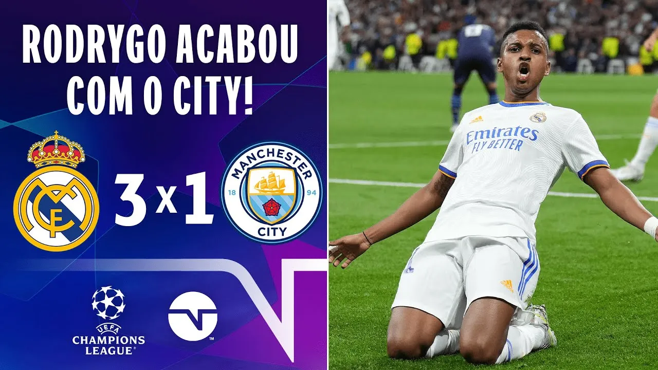 Imagem ilustrativa da notícia Real tem histórico favorável contra o City na Champions