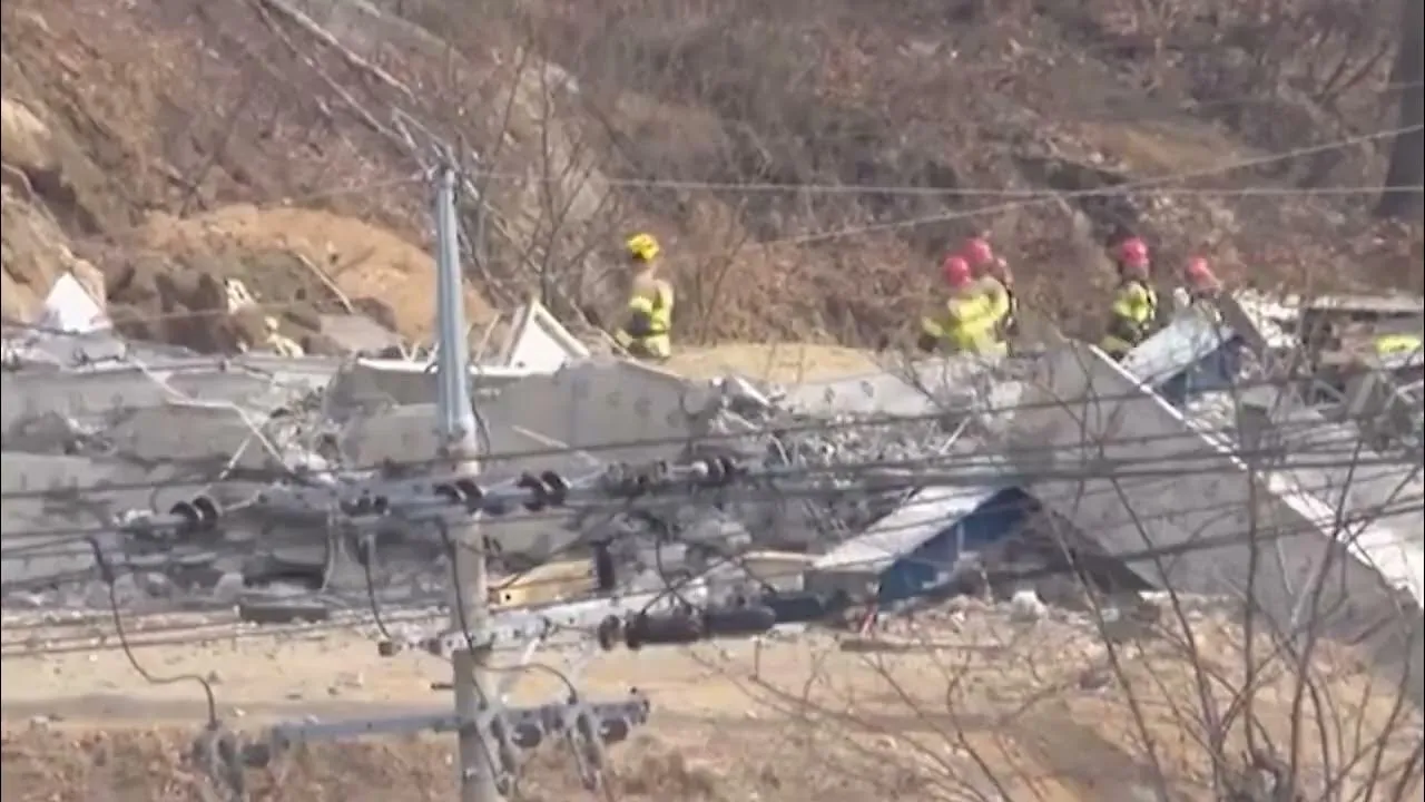 Imagem ilustrativa da notícia Vídeo: ponte desaba e mata quatro pessoas na Coreia do Sul