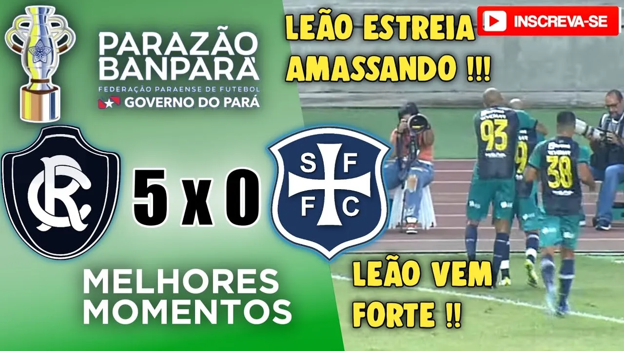 Imagem ilustrativa da notícia Vídeo: veja os gols de Remo 5X0 São Francisco