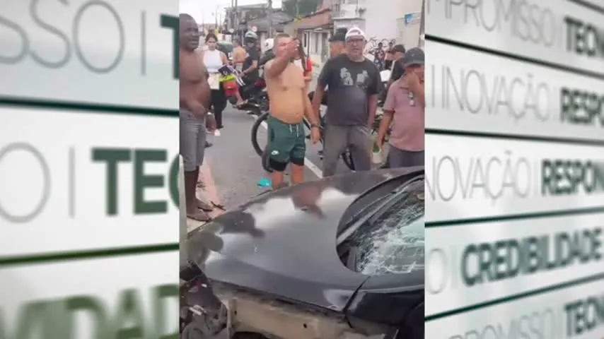 Imagem ilustrativa da notícia Ciclista é arremessado em canal após ser atropelado no Guamá