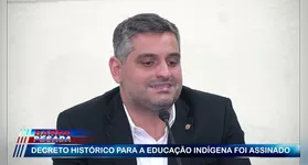 Imagem ilustrativa da notícia Decreto histórico fortalece educação indígena no Pará.