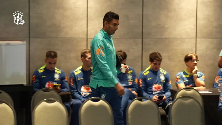 Imagem ilustrativa da notícia Ancelotti comanda primeiro treino da Seleção Brasileira; assista