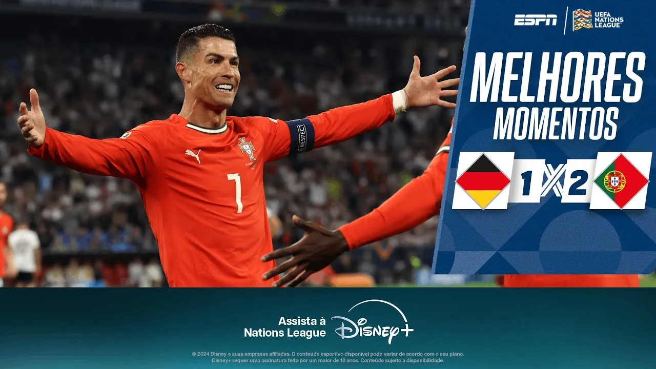 Imagem ilustrativa da notícia Com Cristiano Ronaldo, Portugal cala Alemanha e vai à final