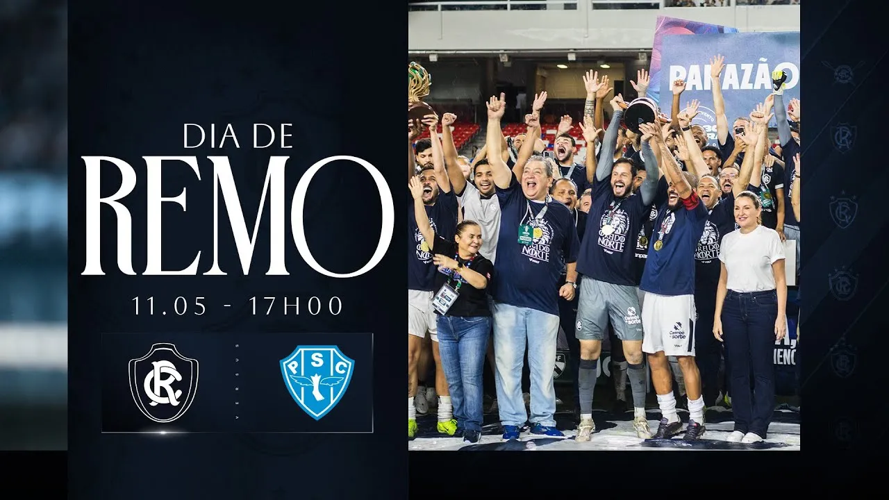 Imagem ilustrativa da notícia Remo: vídeo emocionante mostra bastidores do título do Parazão