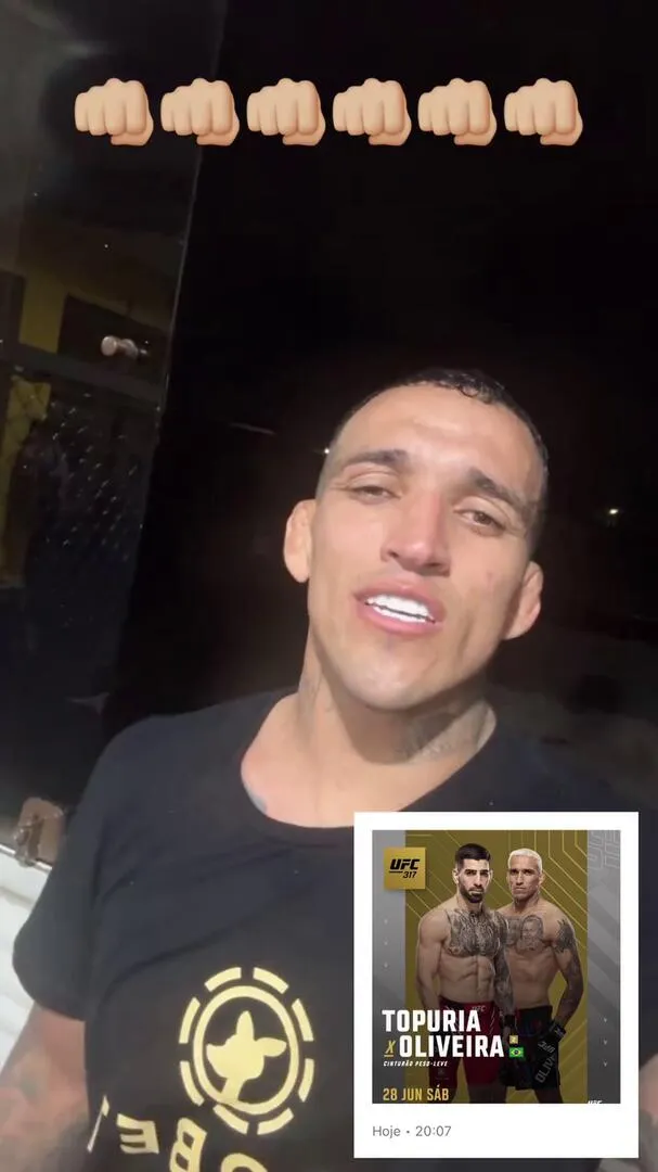 Imagem ilustrativa da notícia Charles do Bronx disputa cinturão no UFC 317