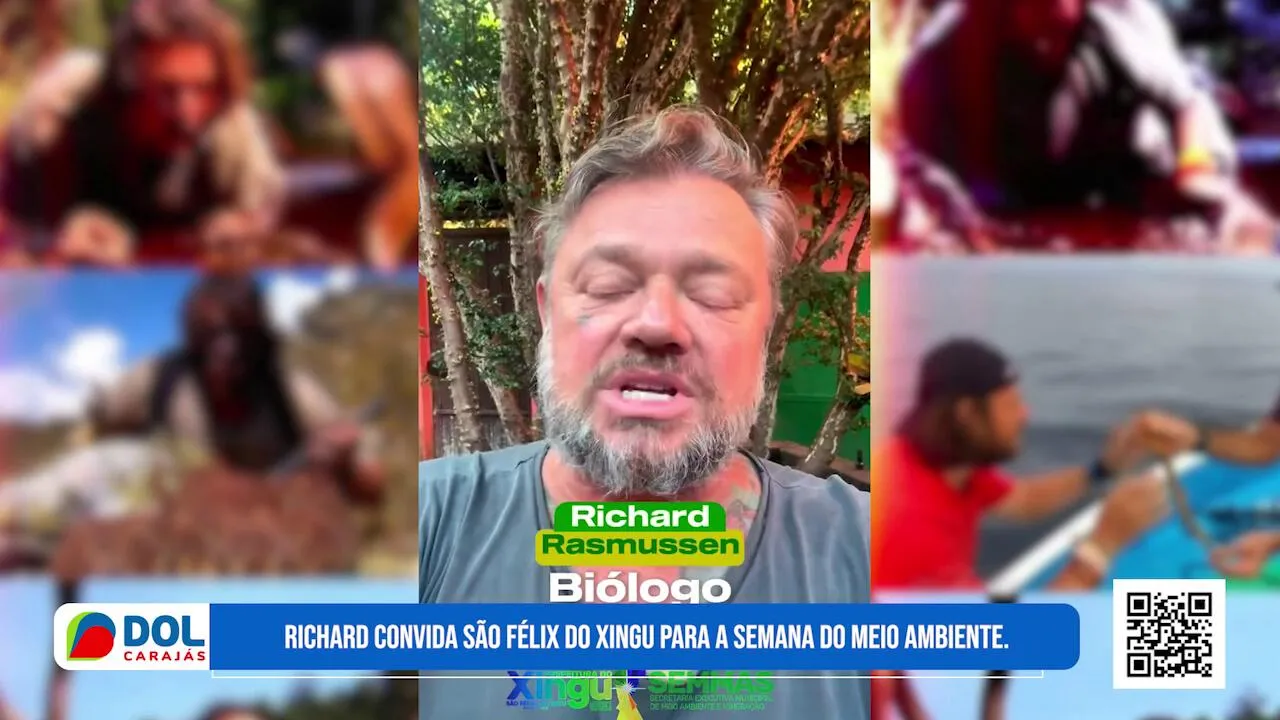 Imagem ilustrativa da notícia Vídeo: Richard Rasmussen vem ao Pará para palestra ambiental