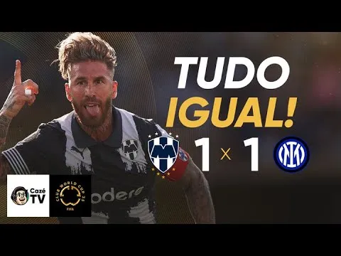 Imagem ilustrativa da notícia Inter de Milão leva gol de Sergio Ramos e empata com Monterrey