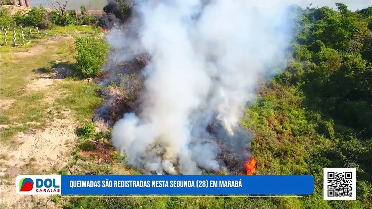 Imagem ilustrativa da notícia Vídeo: queimadas são registradas nesta segunda (28) em Marabá