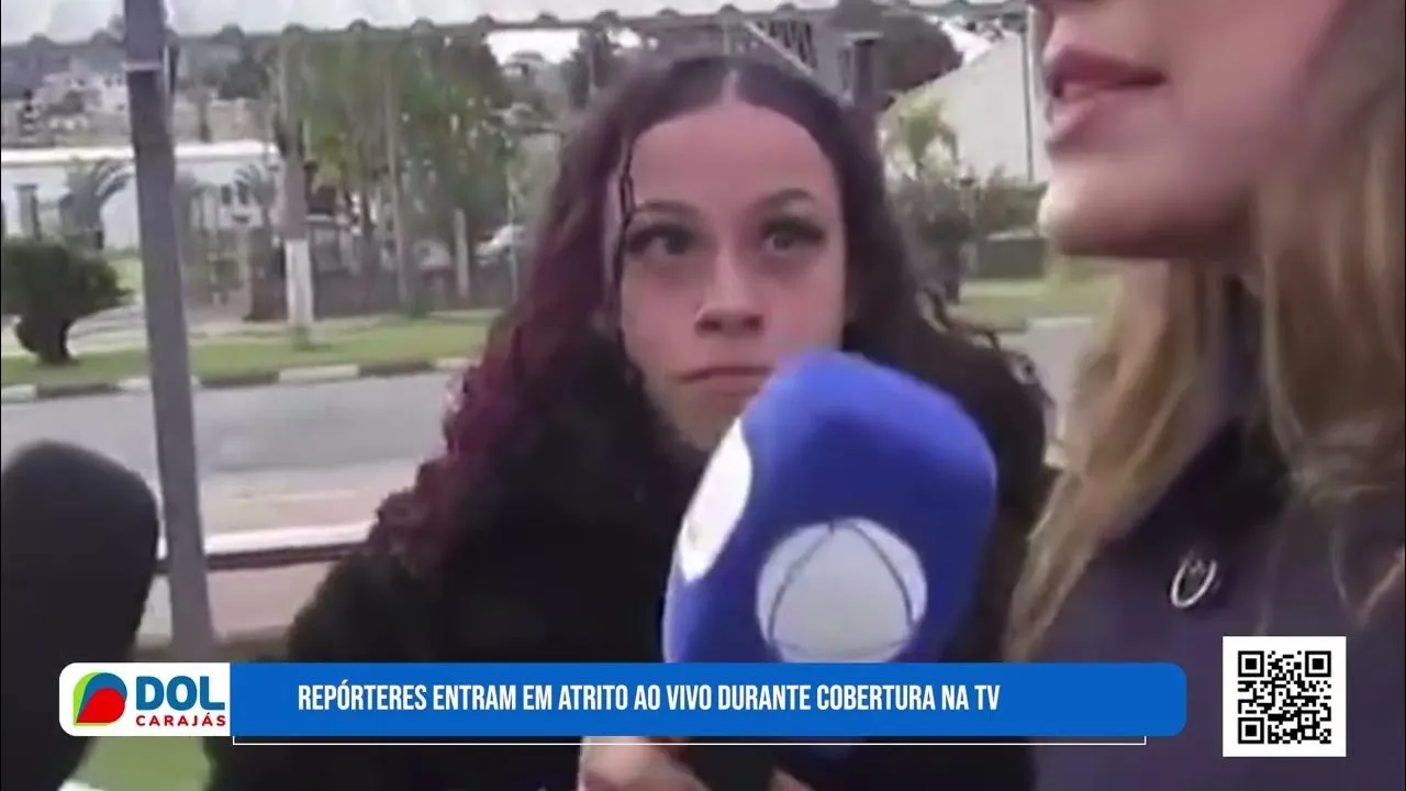 Imagem ilustrativa da notícia Repórteres entram em atrito ao vivo durante cobertura na TV, veja!