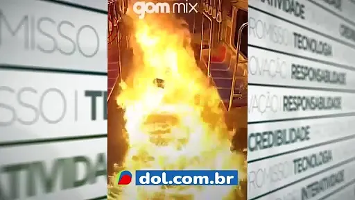 Imagem ilustrativa da notícia Vídeo: homem ateia fogo em metrô lotado na Coréia do Sul