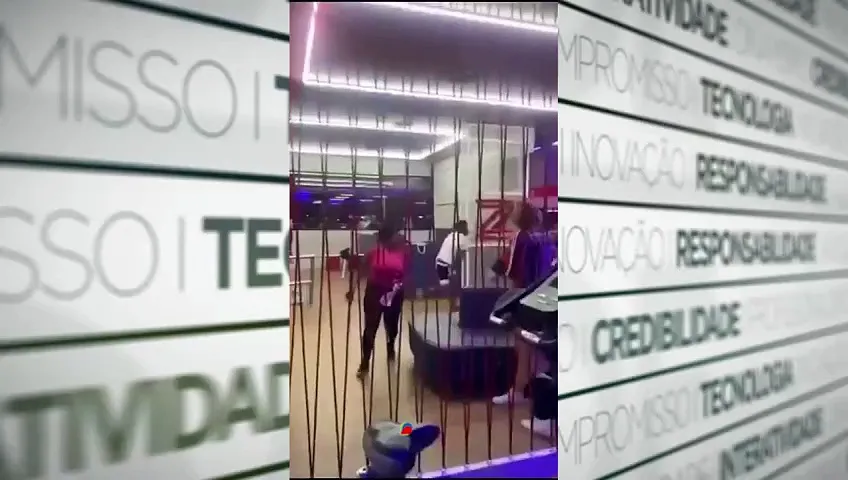 Imagem ilustrativa da notícia VÍDEO: personal e aluno 'saem no braço' em academia de Belém