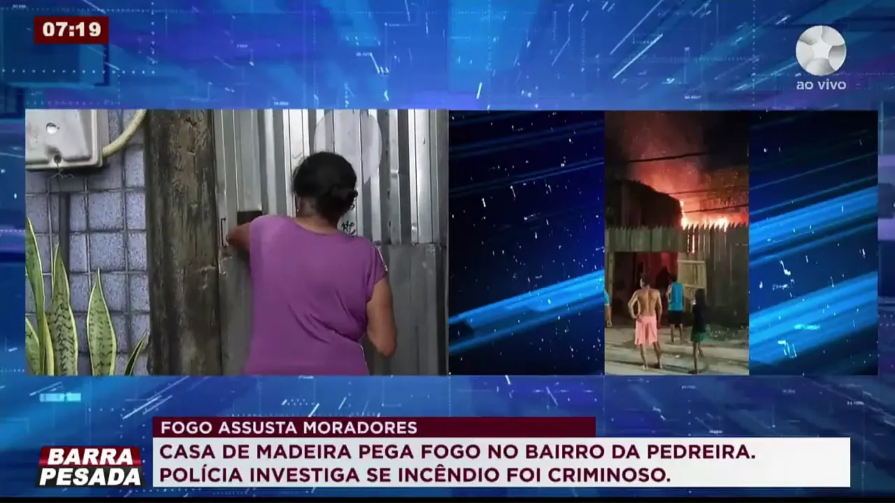 Imagem ilustrativa da notícia:  Veja como ficou a casa após incêndio no bairro da Pedreira