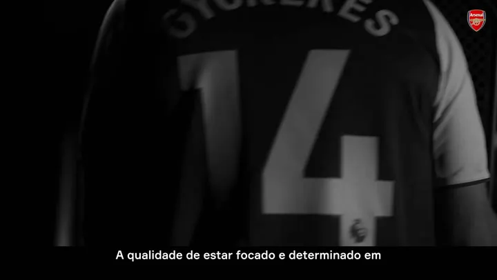 Imagem ilustrativa da notícia Arsenal oficializa a contratação do goleador Viktor Gyökeres