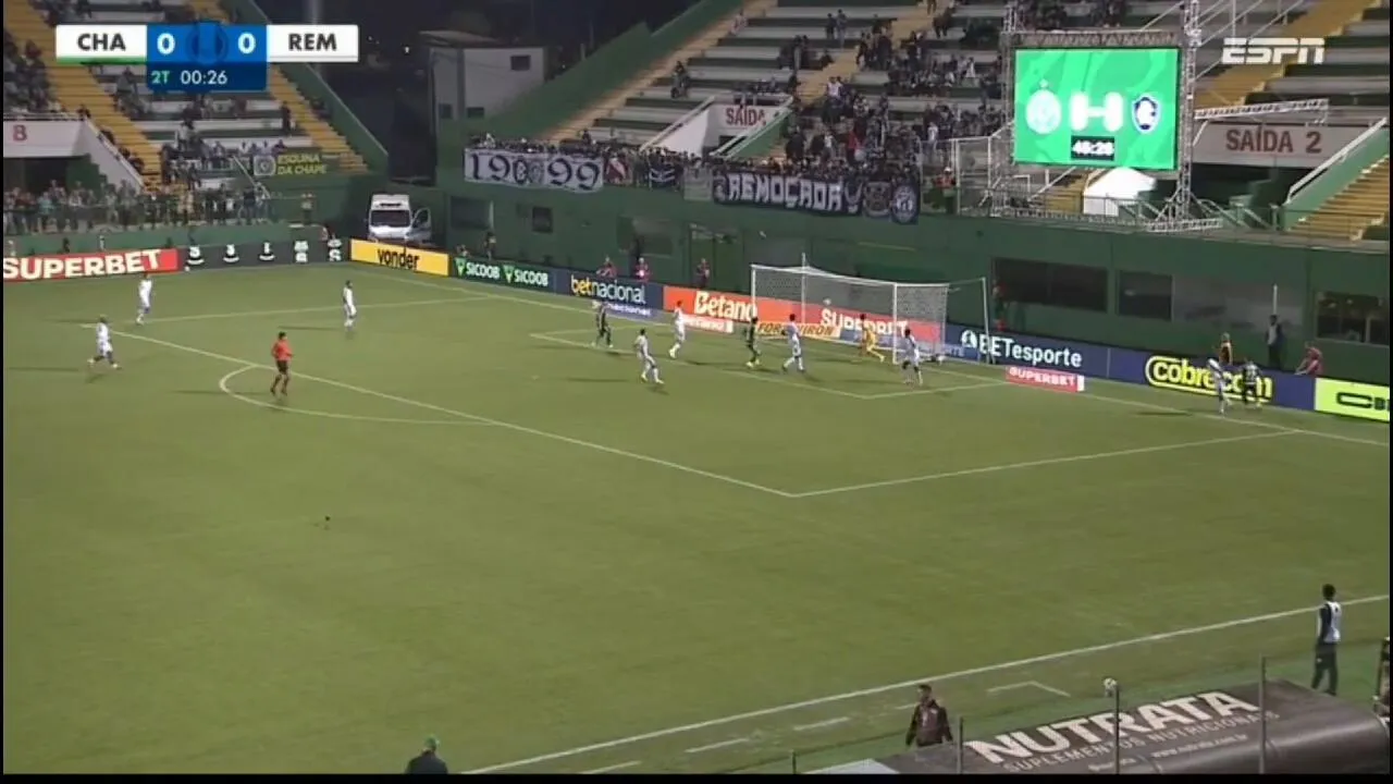 Imagem ilustrativa da notícia Remo arranca empate com a Chapecoense e volta ao G-4 da Série B