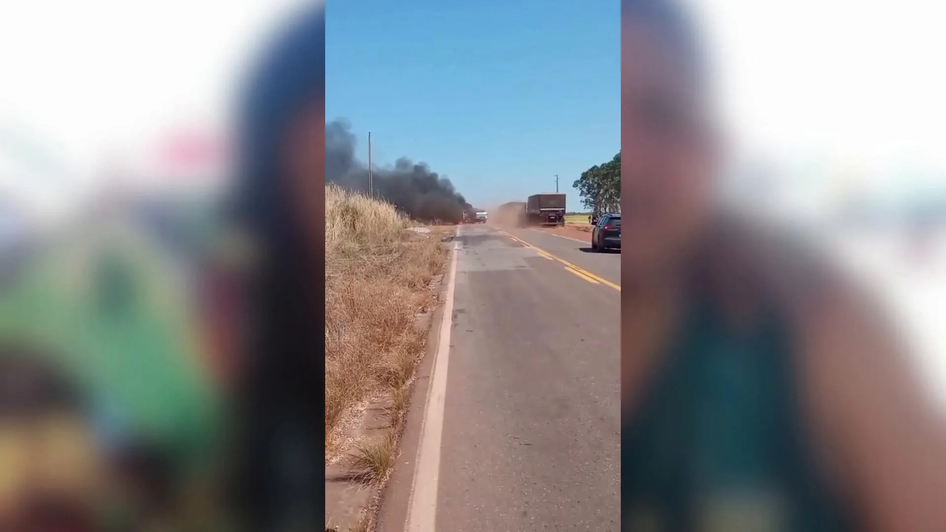 Imagem ilustrativa da notícia Vídeo: casal morre em colisão frontal na PA-287, em Redenção