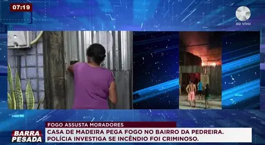 Imagem ilustrativa da imagem &nbsp;Veja como ficou a casa após incêndio no bairro da Pedreira