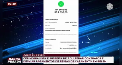 Dol Play - Imagem ilustrativa da notícia: Casal perde R$ 100 mil em golpe e não recebe festa de casamento em Belém