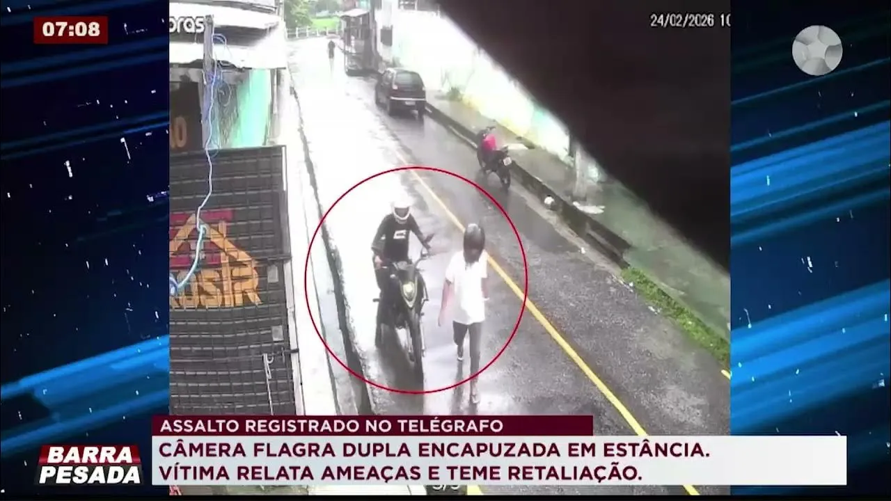 Imagem ilustrativa da notícia: EXCLUSIVO: Dupla encapuzada assalta estância em Belém