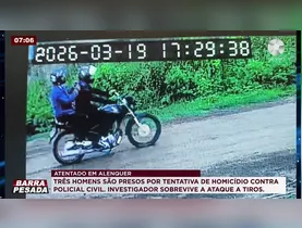 Dol Play - Imagem ilustrativa da notícia: VÍDEO: Suspeitos são presos após atentado contra policial em Alenquer