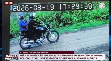 Imagem ilustrativa da imagem VÍDEO: Suspeitos são presos após atentado contra policial em Alenquer