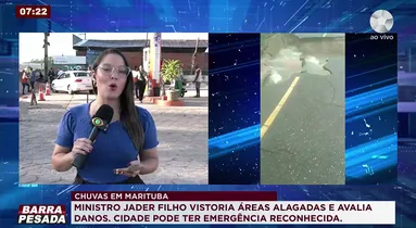 Imagem ilustrativa da imagem VÍDEO: Chuvas causam caos e mobilizam autoridades em Marituba