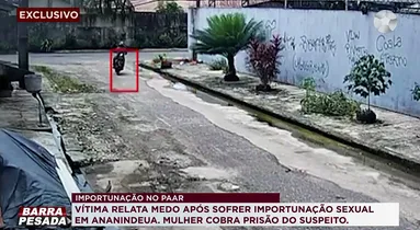 Imagem ilustrativa da imagem VÍDEO: motociclista passa a mão nas nádegas de mulher em Ananindeua