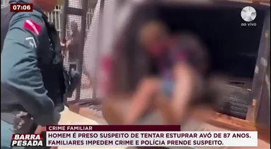 Imagem ilustrativa da imagem VÍDEO: Neto tenta abusar da avó de 87 anos e é preso no Pará