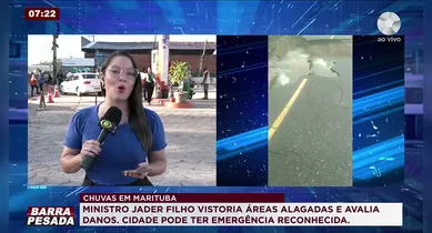 Dol Play - Imagem ilustrativa da notícia: VÍDEO: Chuvas causam caos e mobilizam autoridades em Marituba