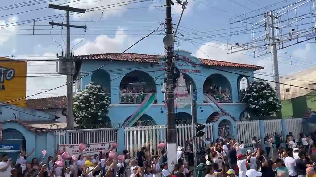 Imagem ilustrativa da notícia Corredores acompanham imagem de Nazaré em ritmo acelerado em São Brás